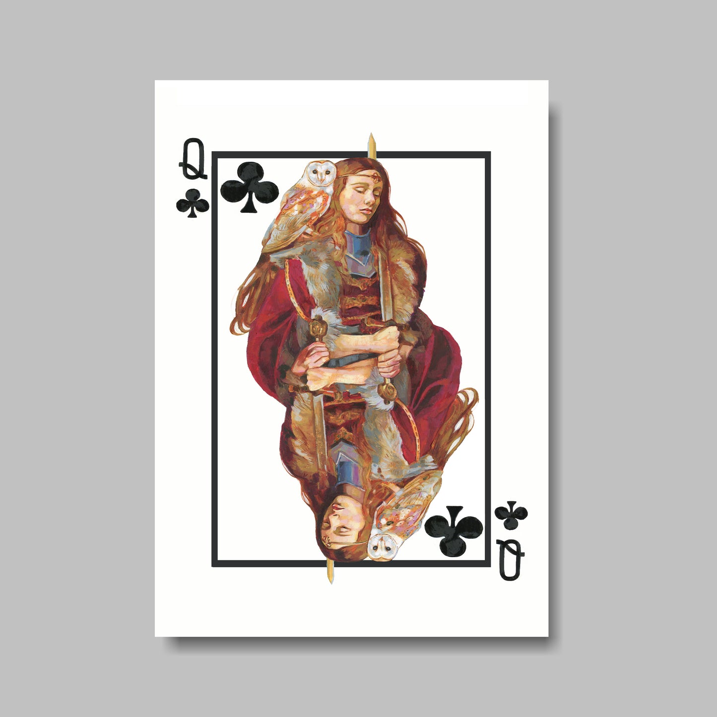 Postkarte, DIN A5, Spielkarte