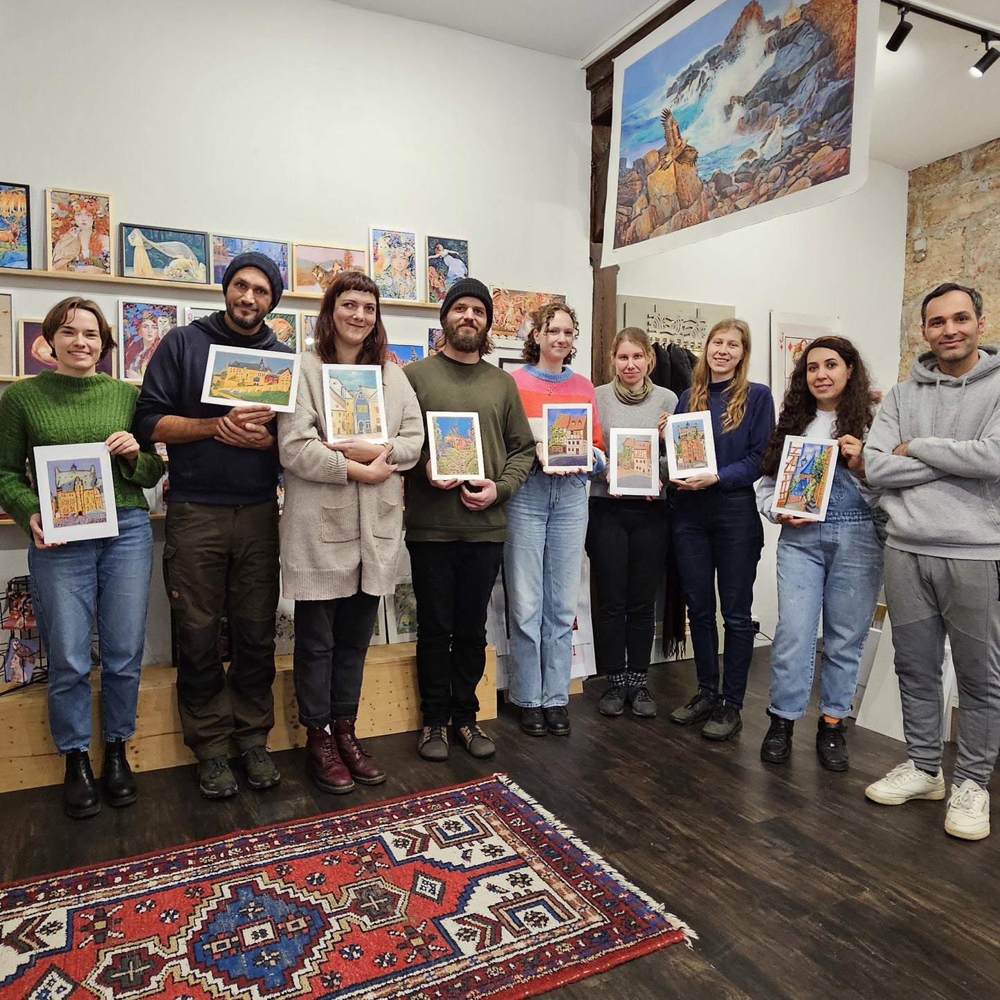 Stadtlandschaften mit Ölpastell Sonntags 15:30-18:00