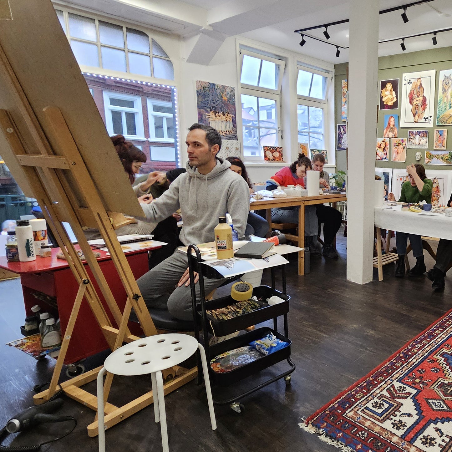 Stadtlandschaften mit Ölpastell Mittwochs 15:30-18:00