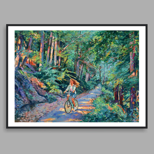 Handgemaltes Originalbild mit Öl, Landschaft