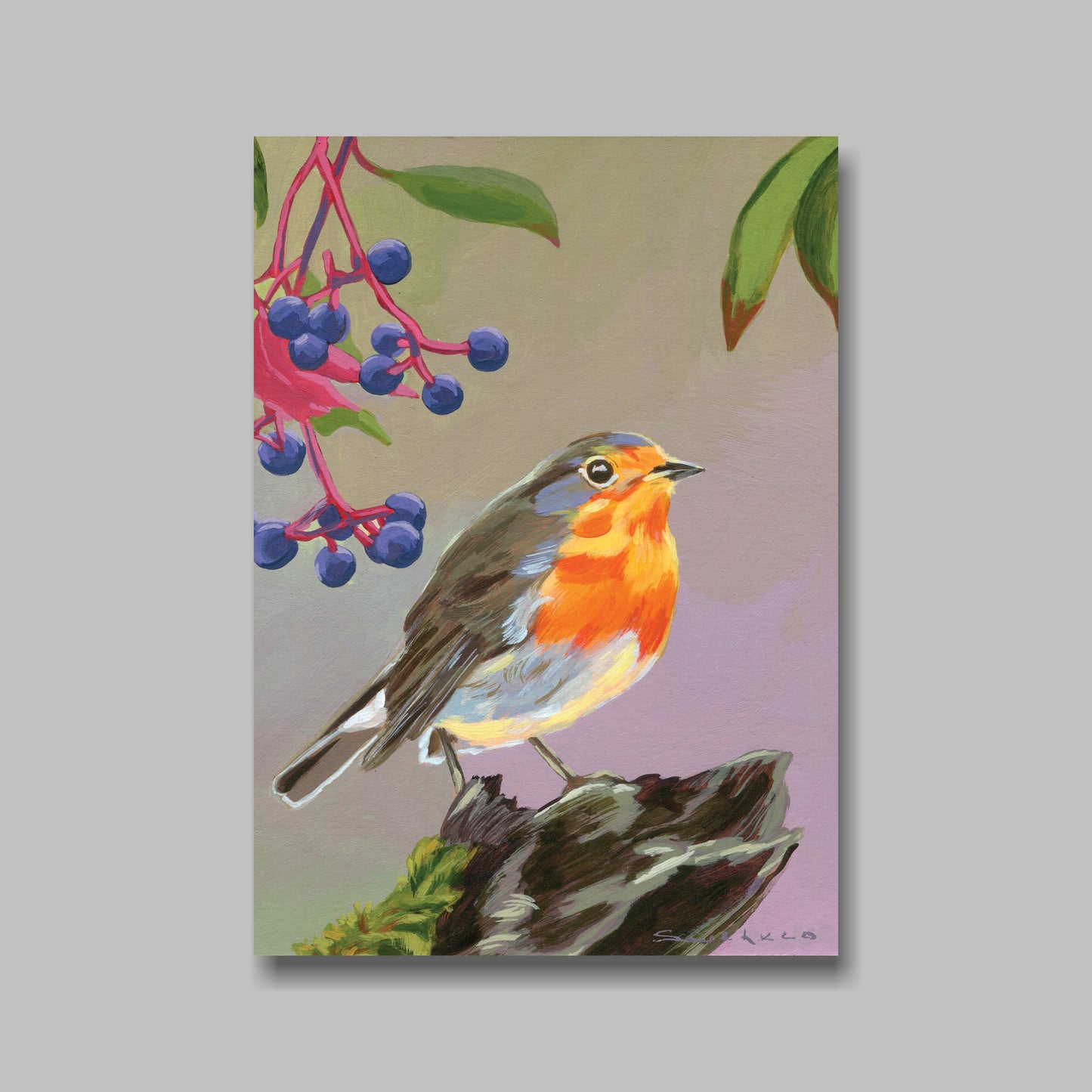 Postkarte, DIN A5, Tiere