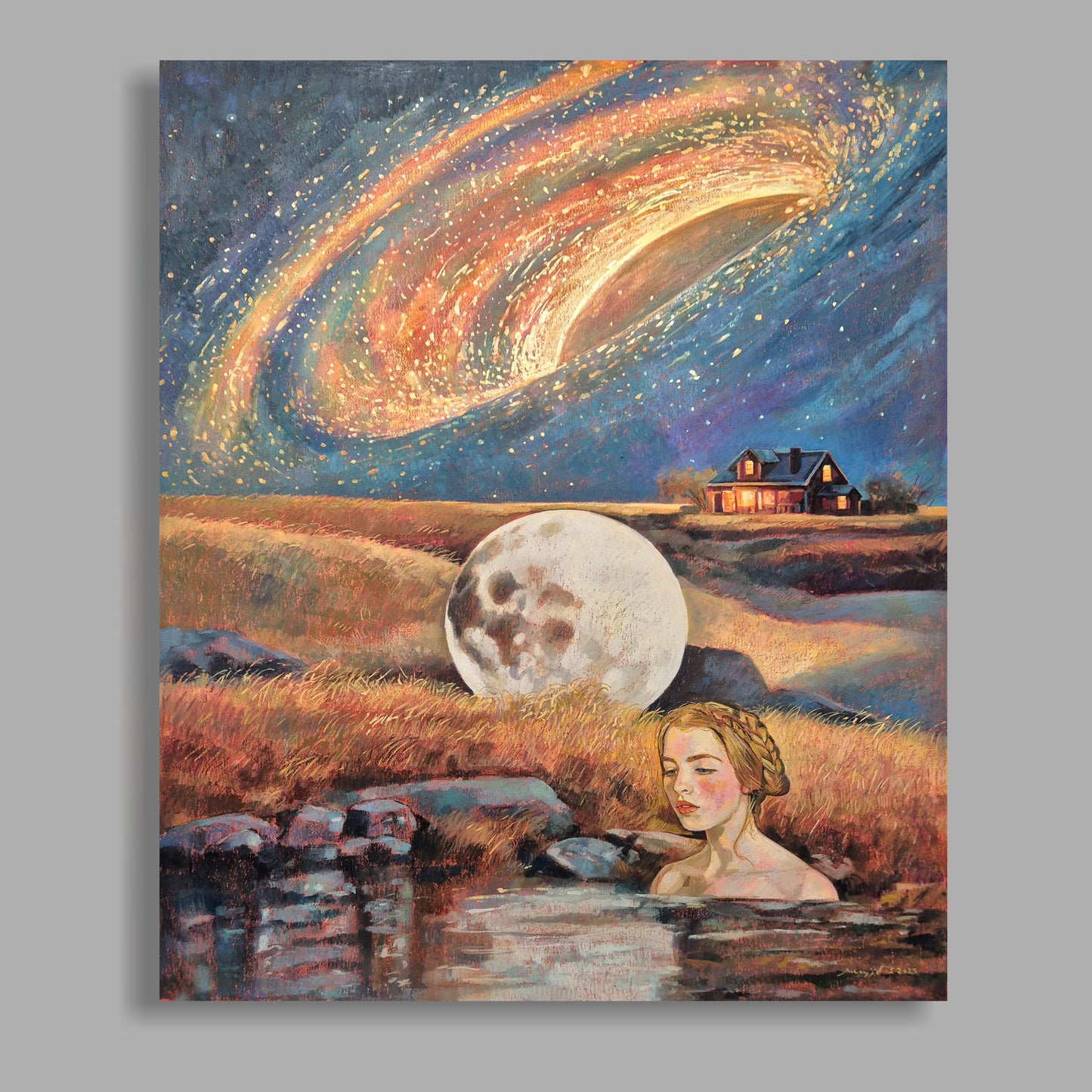 Handgemaltes Originalbild mit Öl