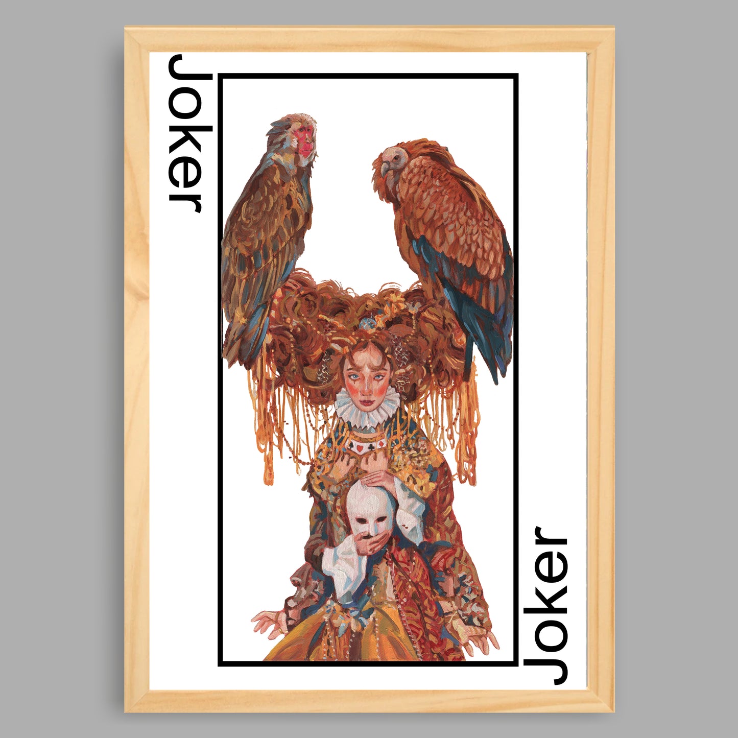 Kunstdruck mit Rahmen