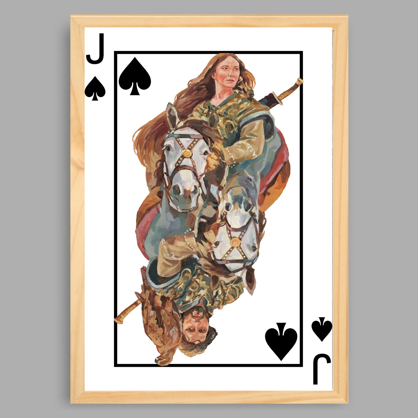 Kunstdruck mit Rahmen