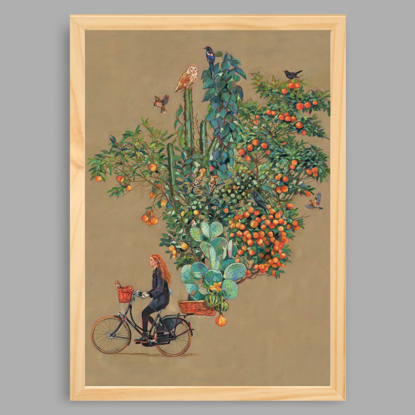 Kunstdruck mit Rahmen