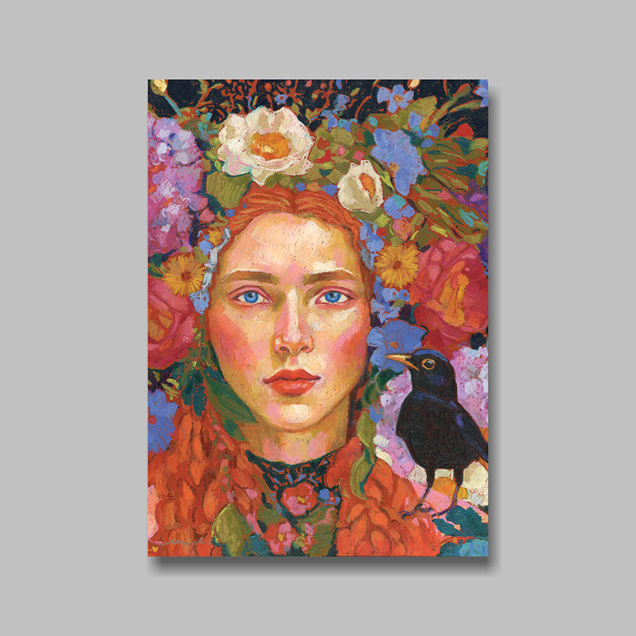 Postkarte, DIN A5, Porträt