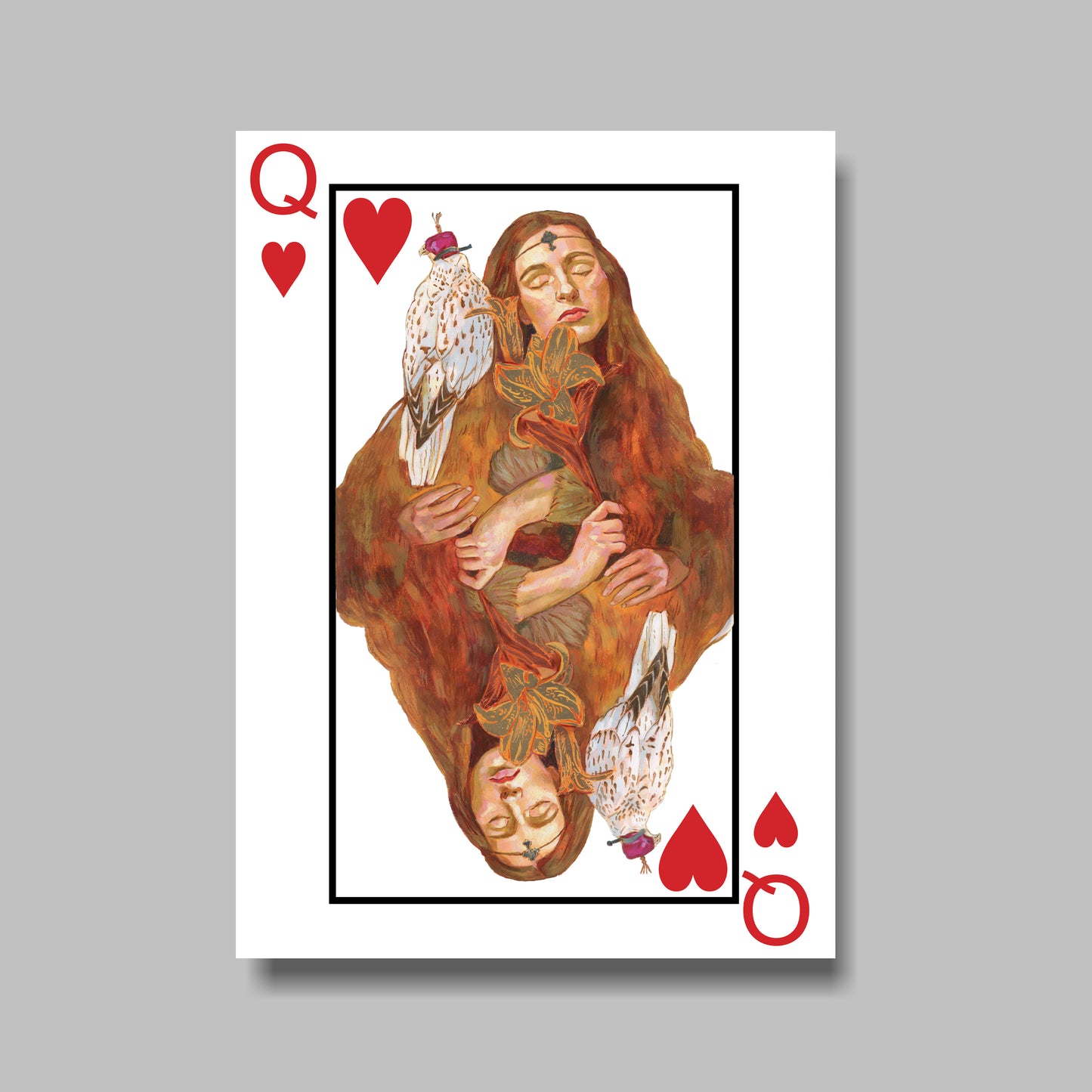 Postkarte, DIN A5, Spielkarte