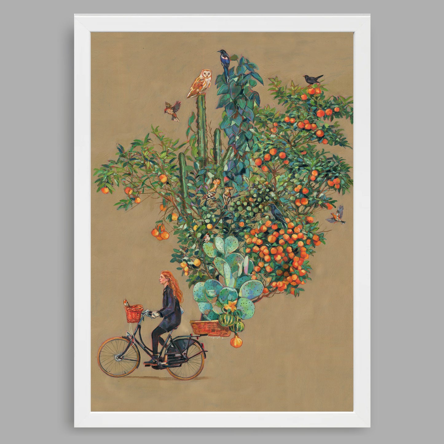 Kunstdruck mit Rahmen