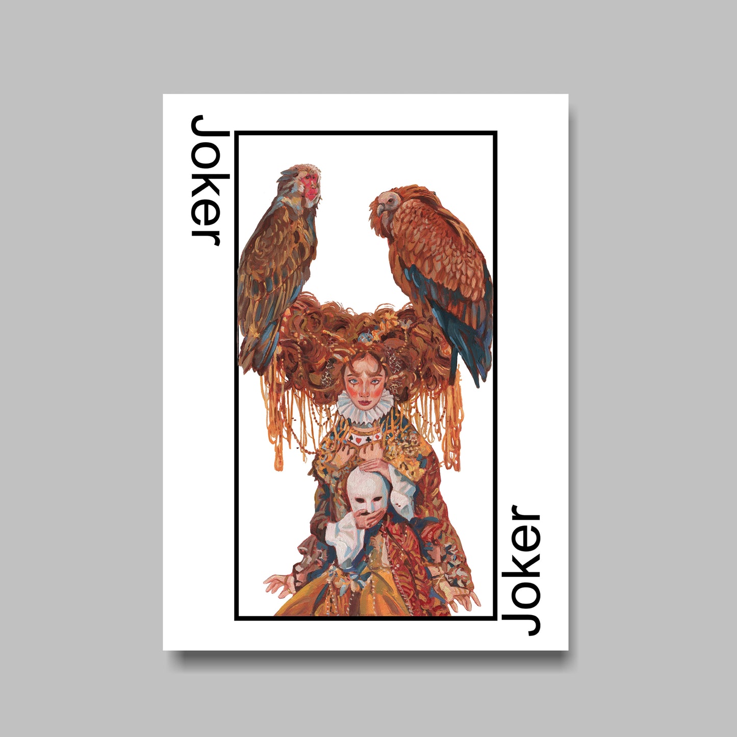 Postkarte, DIN A5, Spielkarte