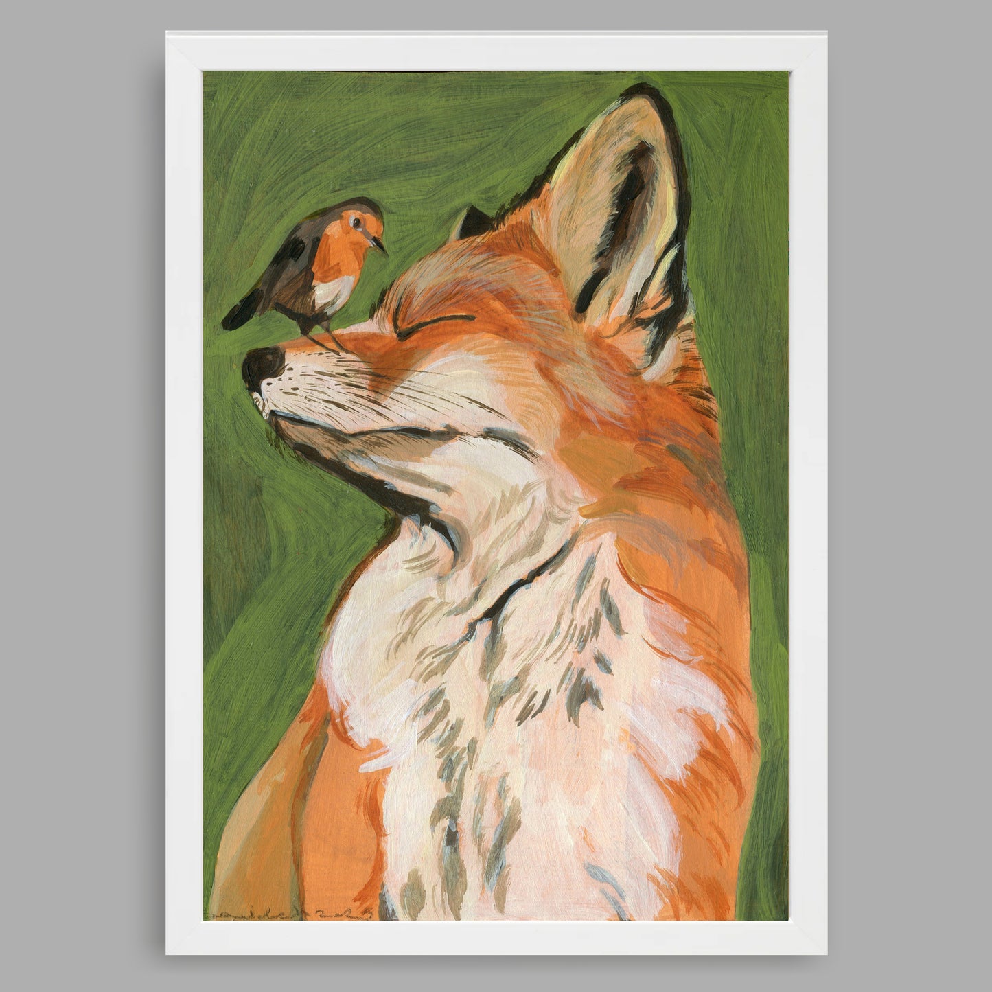 Kunstdruck mit Rahmen
