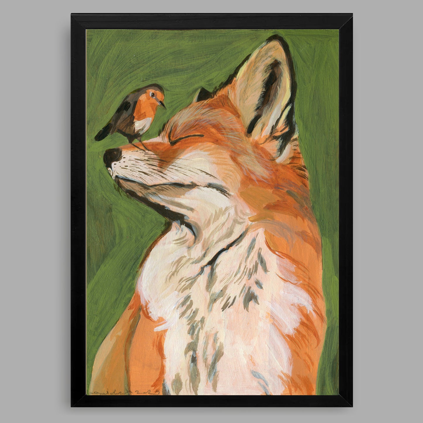 Kunstdruck mit Rahmen