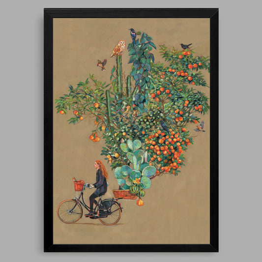 Kunstdruck mit Rahmen