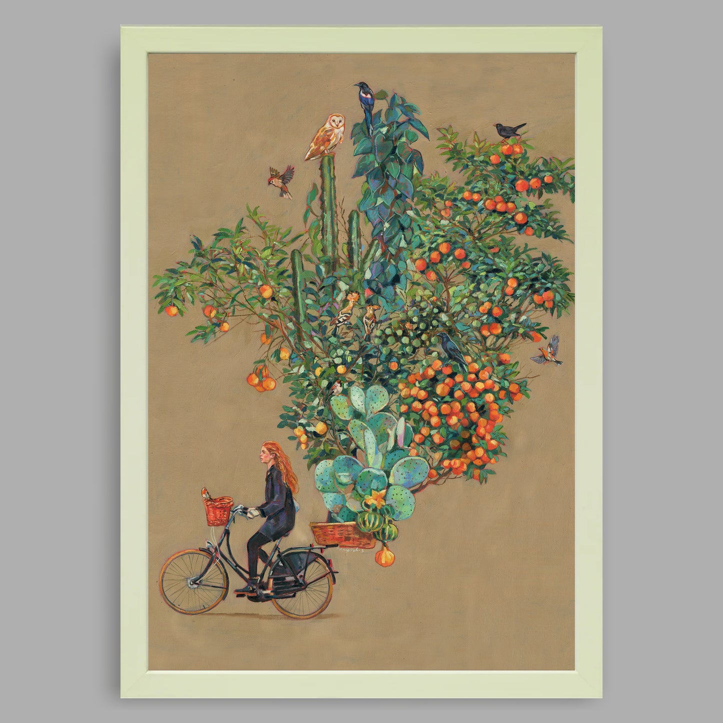 Kunstdruck mit Rahmen