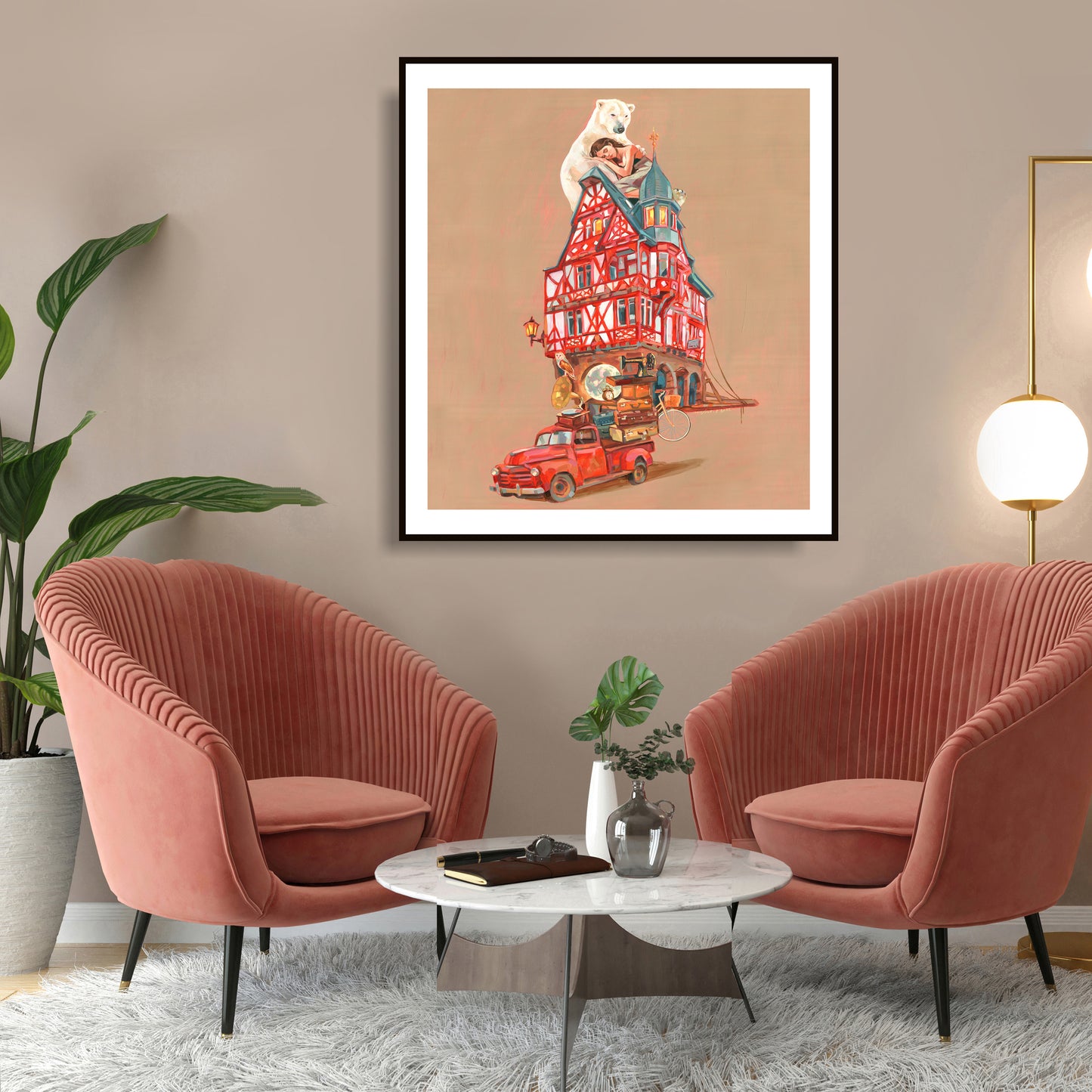 Handgemaltes Originalbild mixed Media