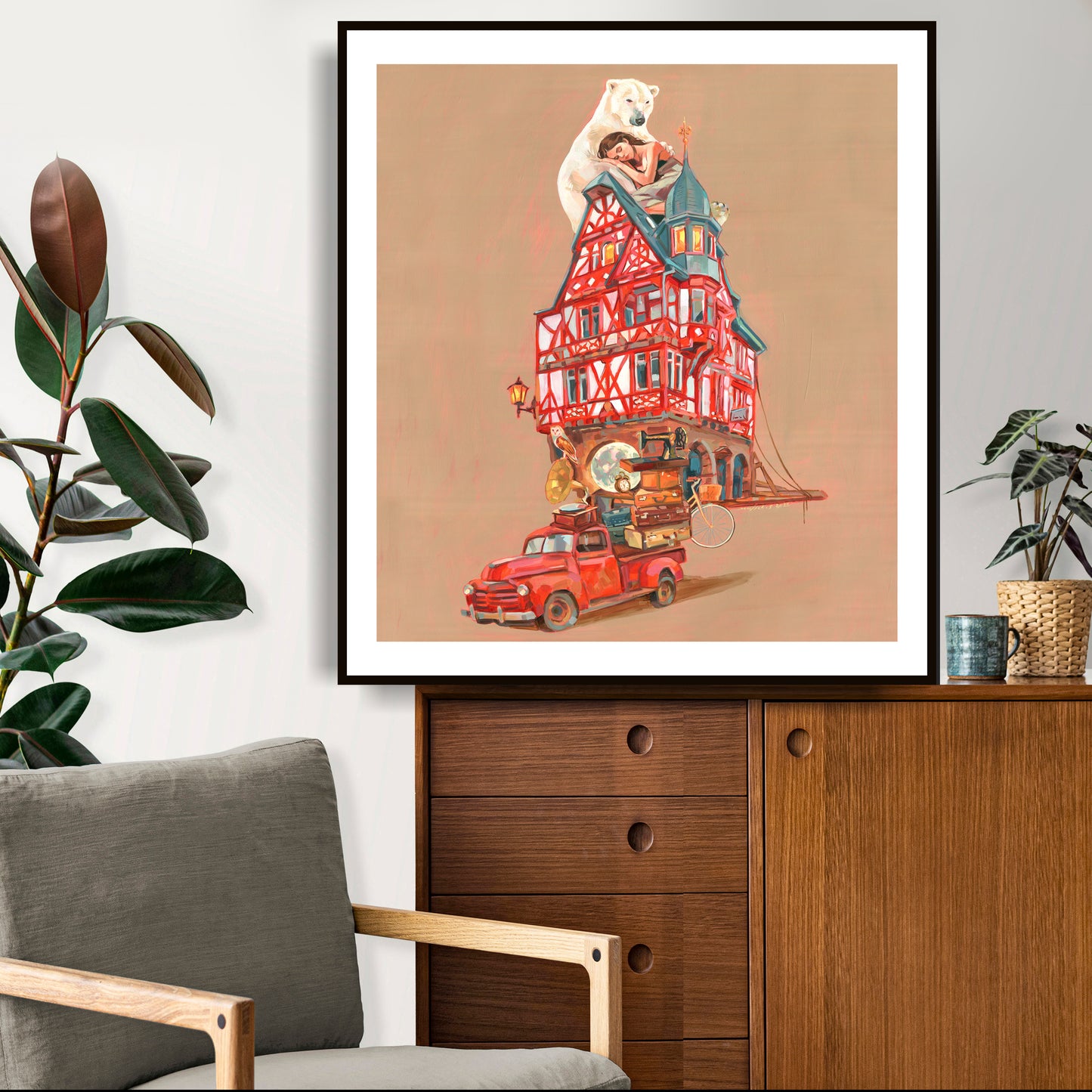 Handgemaltes Originalbild Mixed Media