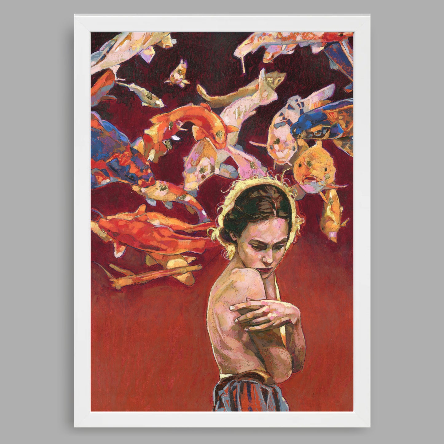 Kunstdruck mit Rahmen