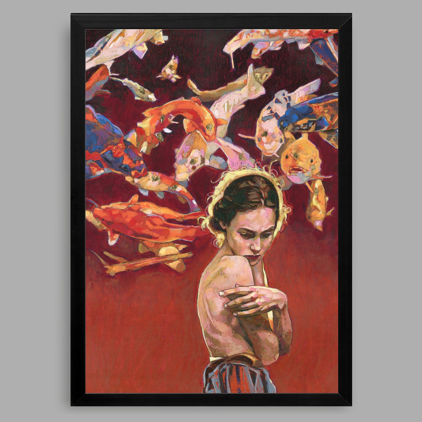 Kunstdruck mit Rahmen
