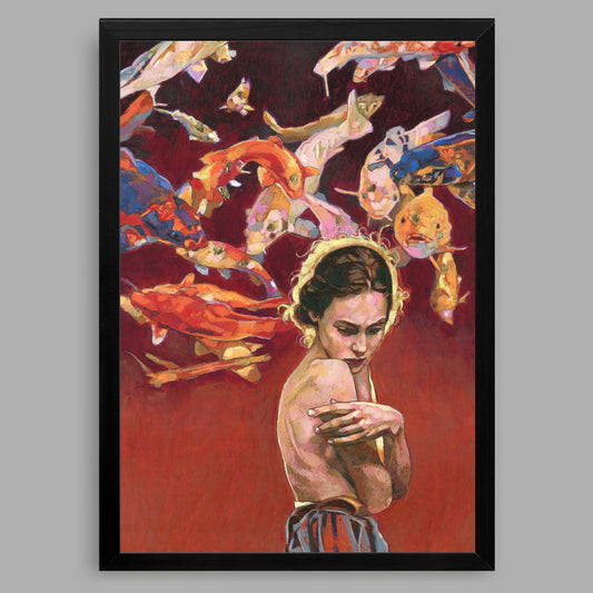Kunstdruck mit Rahmen