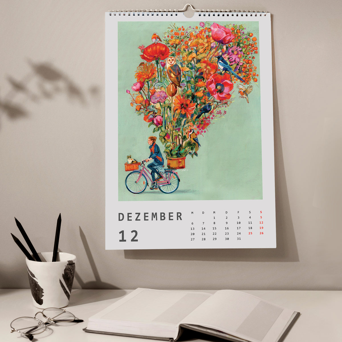 2027 Wandkalender, Kunst-Wandkalender