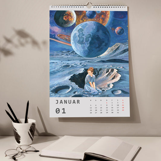 2026 Wandkalender, Kunst-Wandkalender