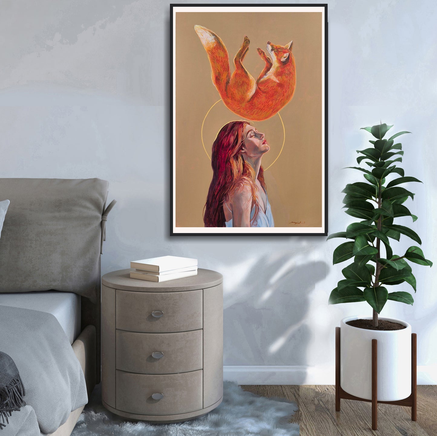 Handgemaltes Originalbild Mixed Media