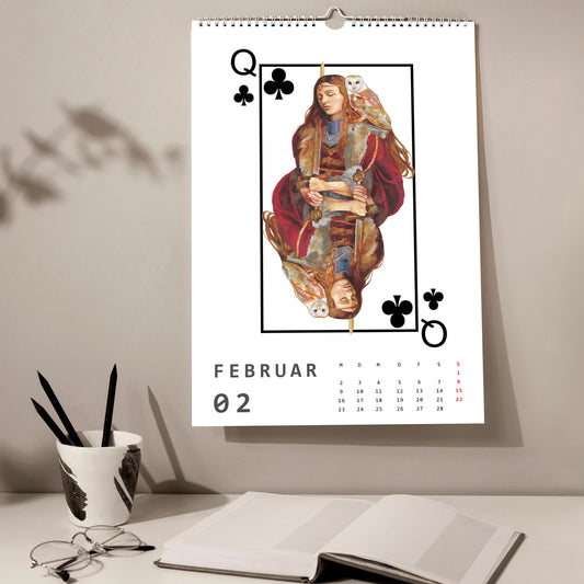2026 Wandkalender, Kunst-Wandkalender