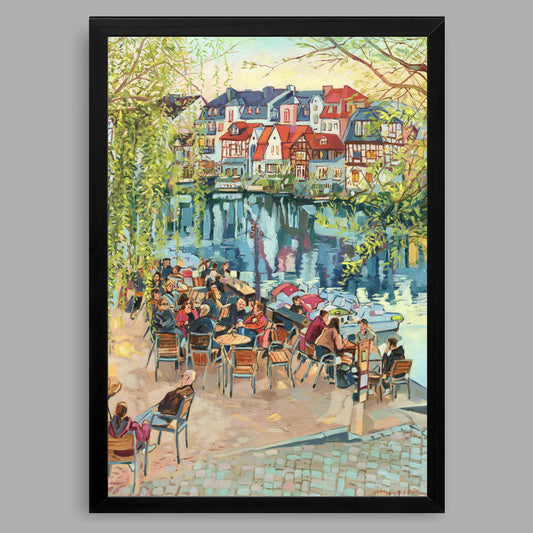 Kunstdruck mit Rahmen
