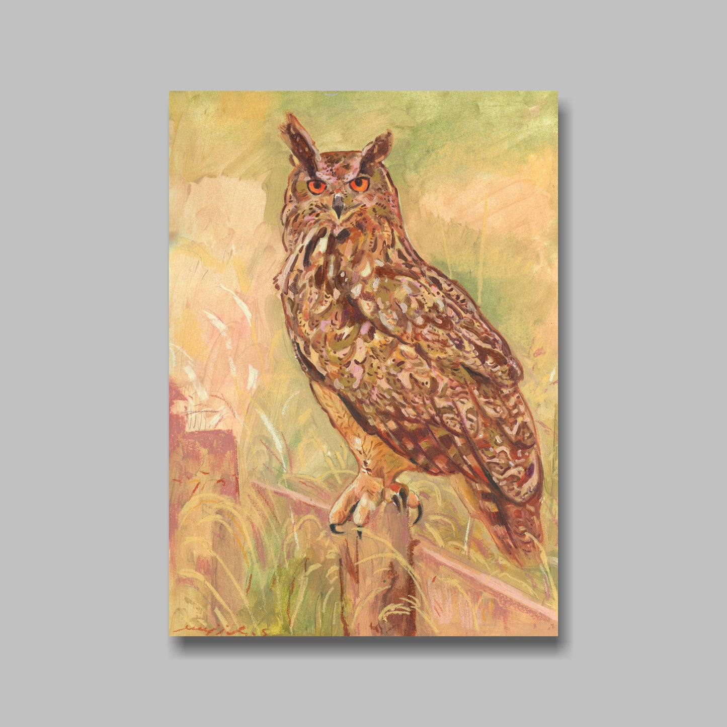 Postkarte, DIN A5, Tiere