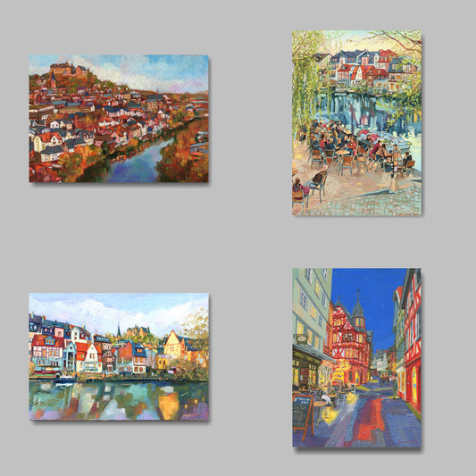 Postkarten Set, 4 Stücke, DIN A6