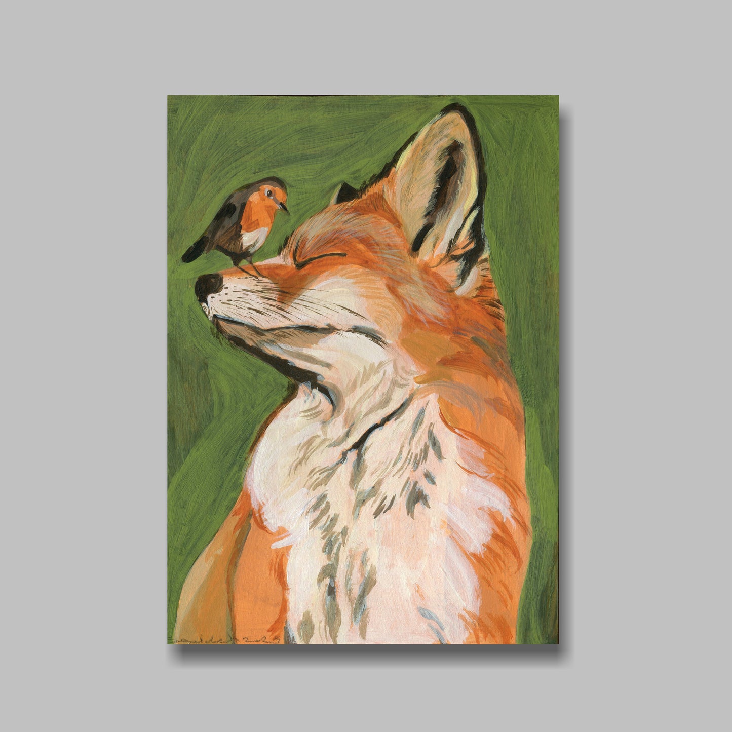 Postkarte, DIN A5, Tiere