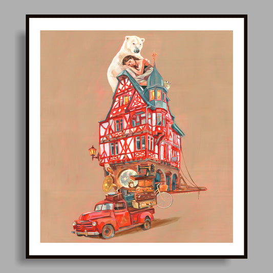 Handgemaltes Originalbild mixed Media