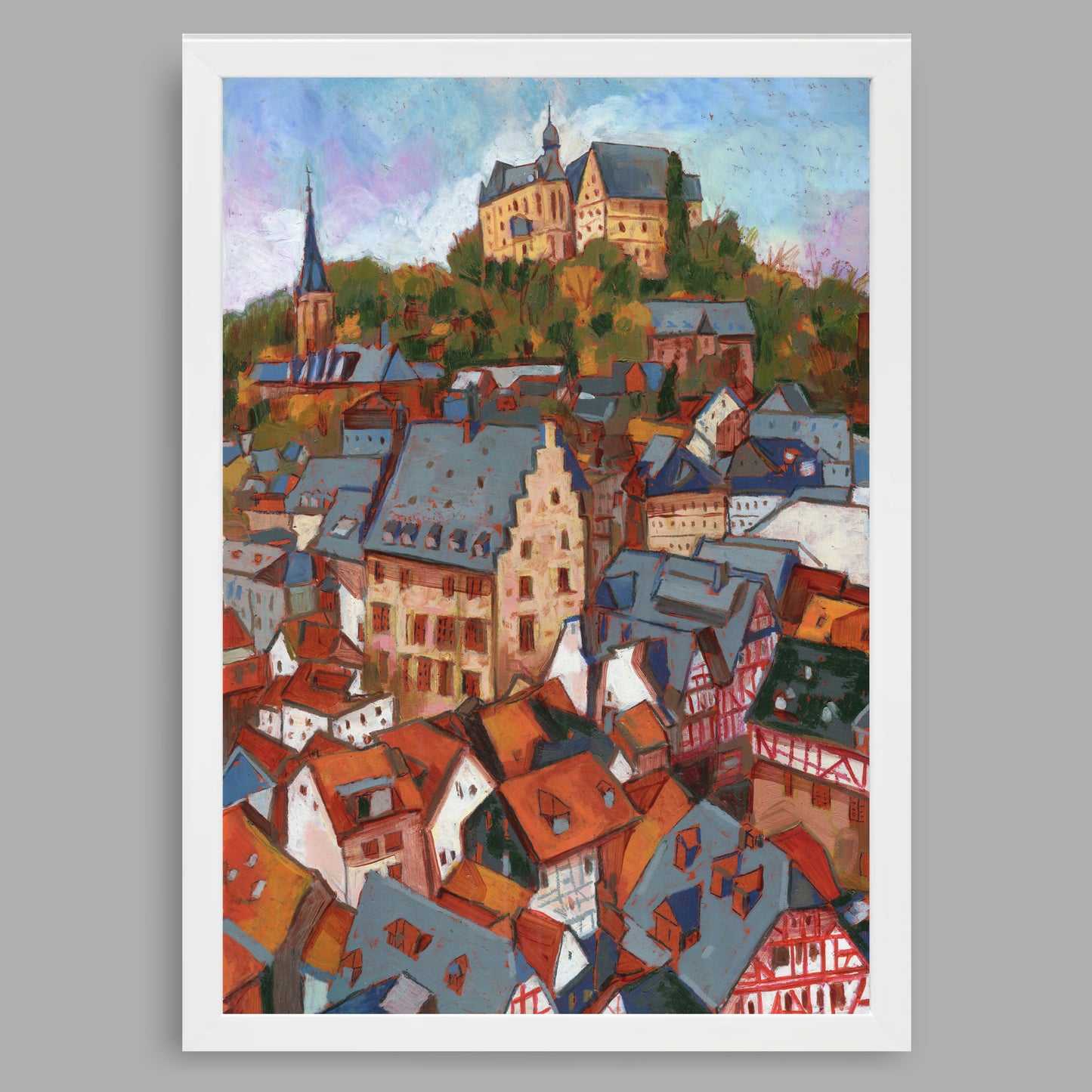 Kunstdruck mit Rahmen