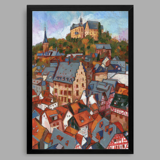 Kunstdruck mit Rahmen