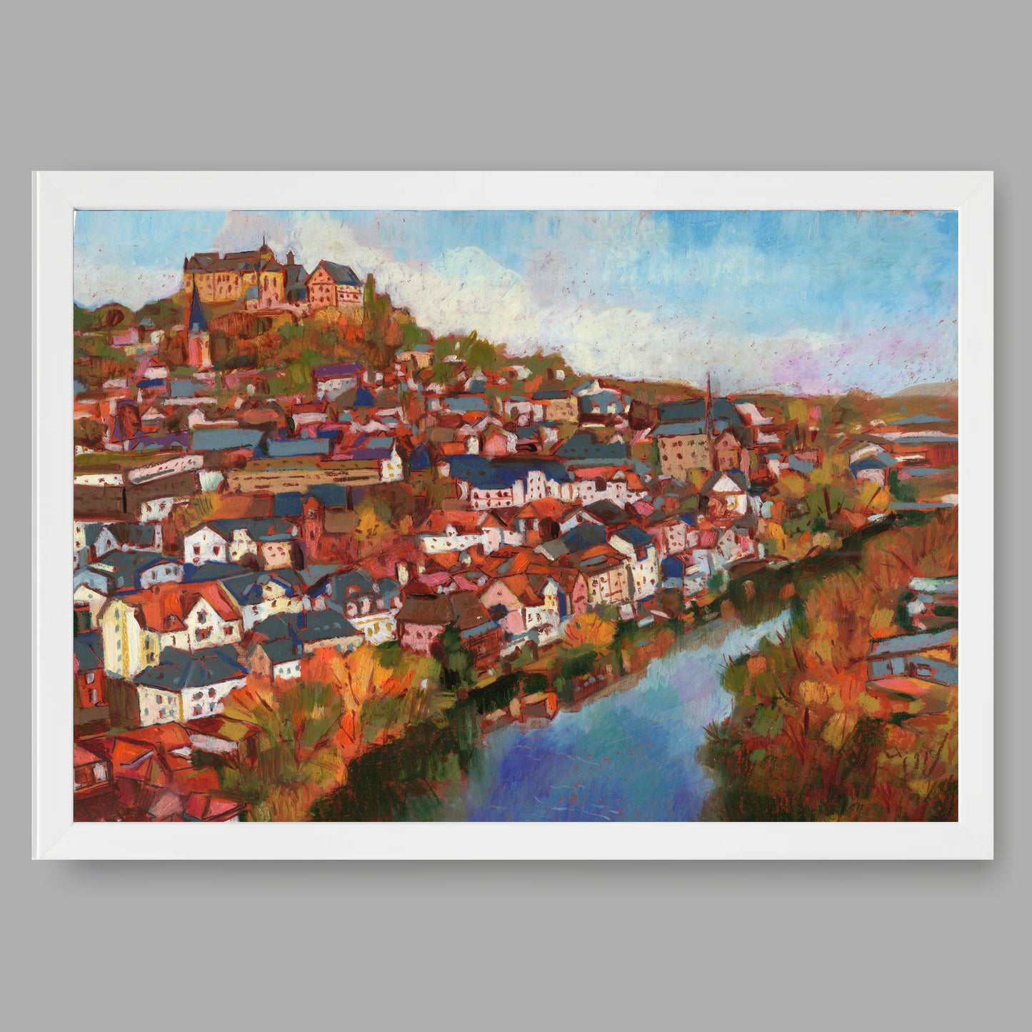 Kunstdruck mit Rahmen