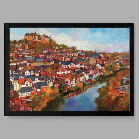 Kunstdruck mit Rahmen