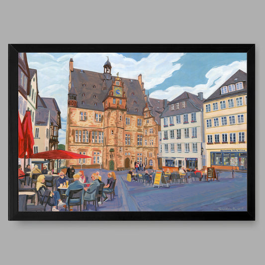 Kunstdruck mit Rahmen