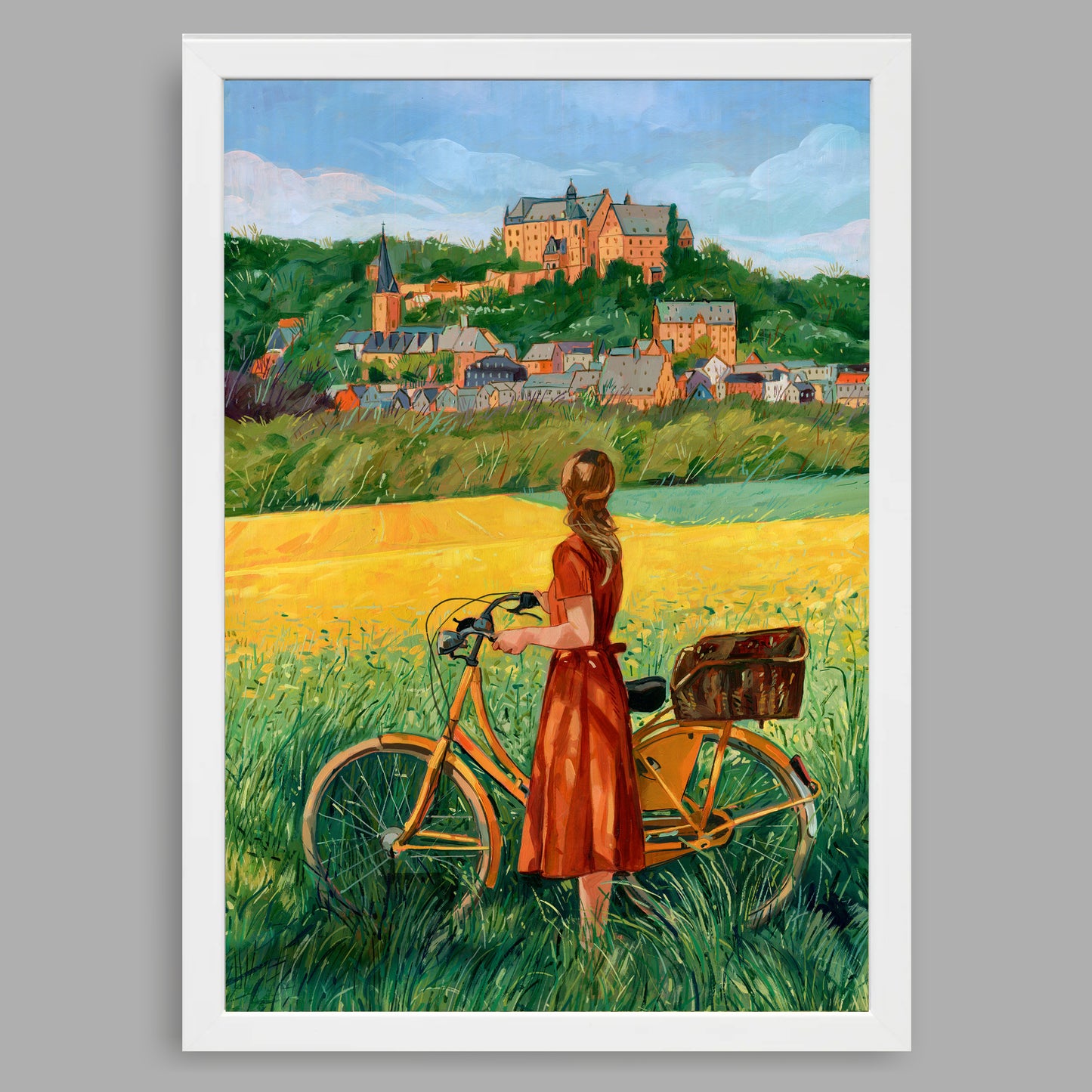 Kunstdruck mit Rahmen