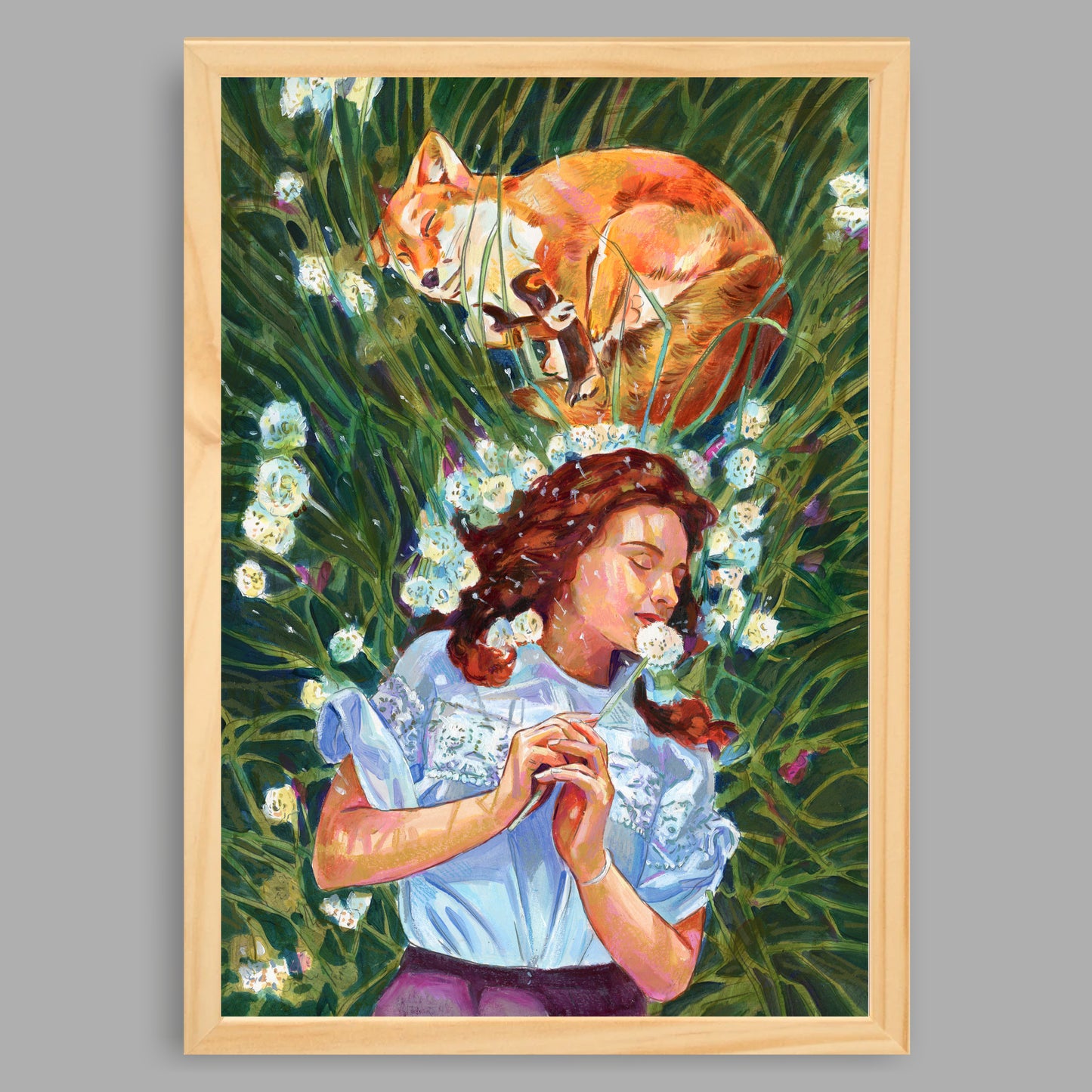 Kunstdruck mit Rahmen