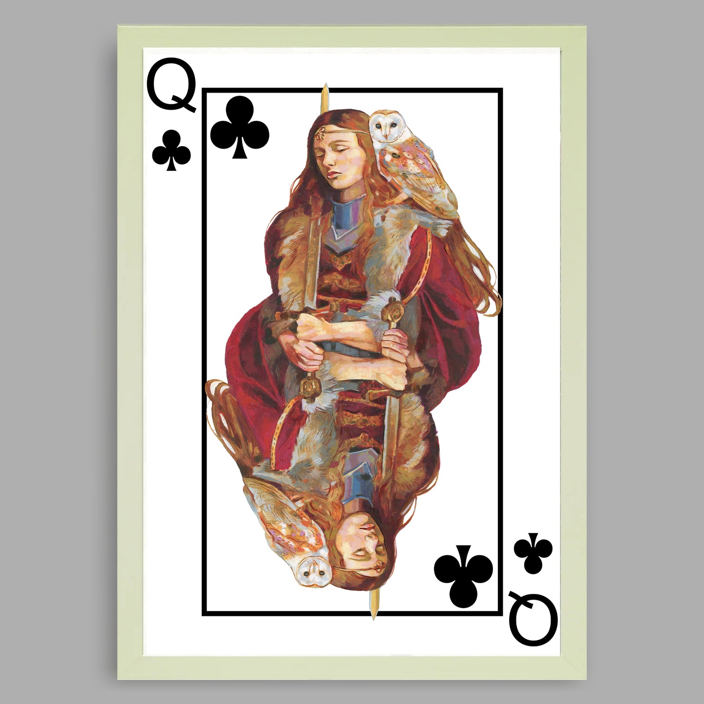 Kunstdruck mit Rahmen