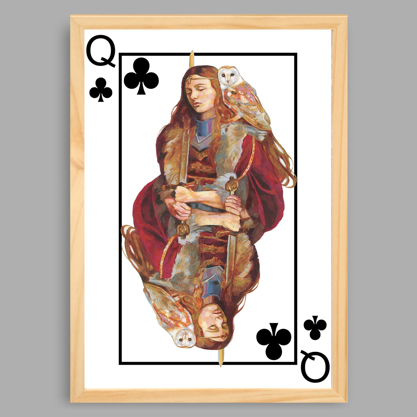 Kunstdruck mit Rahmen
