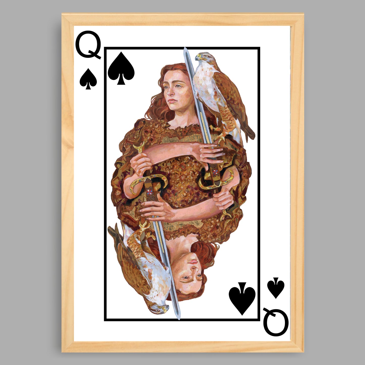Kunstdruck mit Rahmen