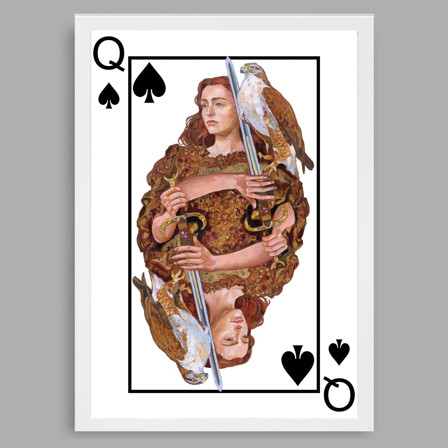 Kunstdruck mit Rahmen