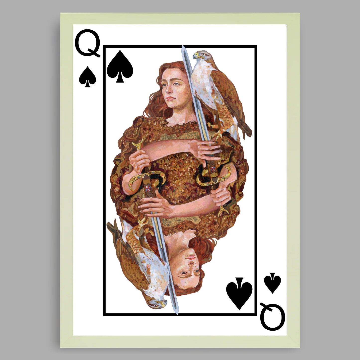 Kunstdruck mit Rahmen