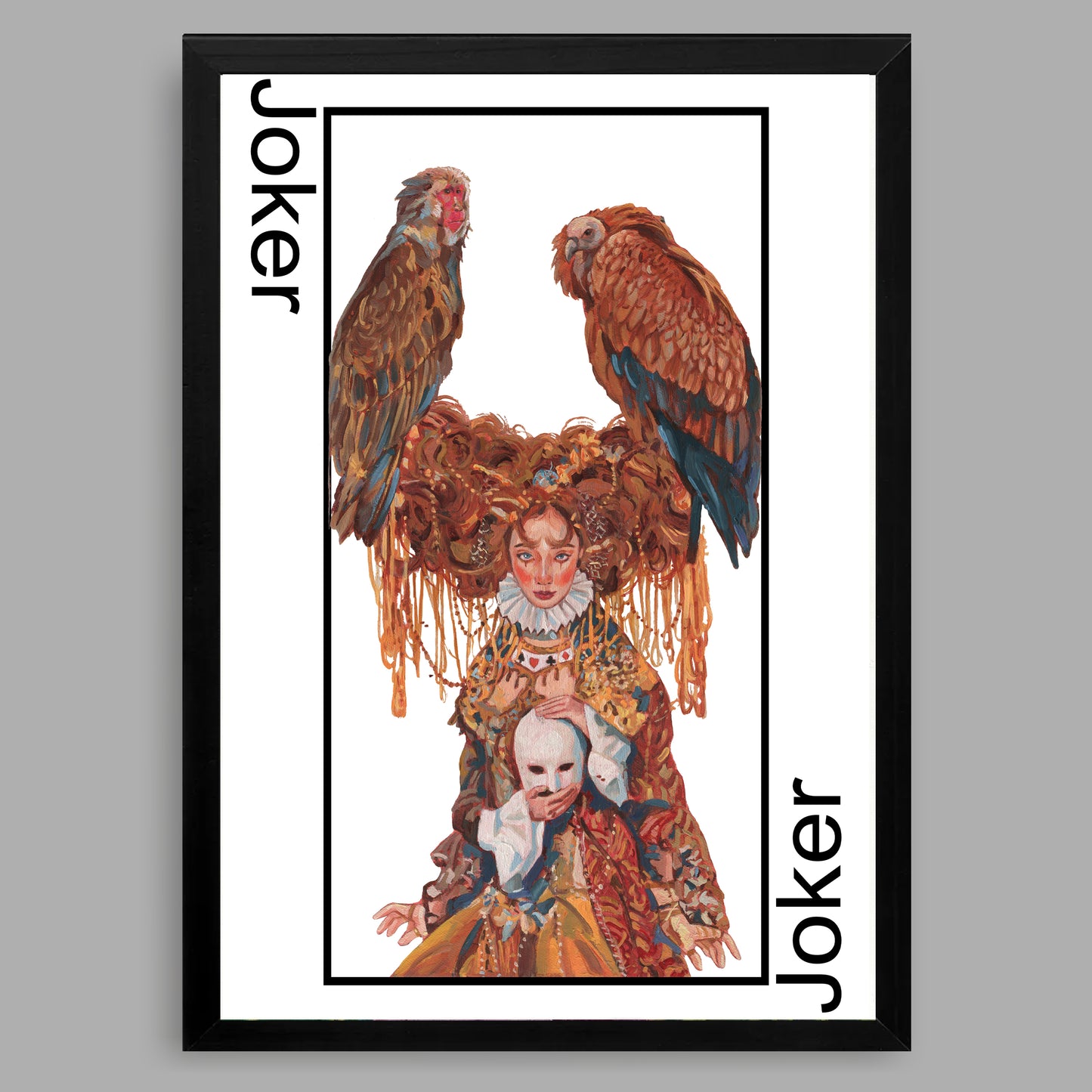 Kunstdruck mit Rahmen