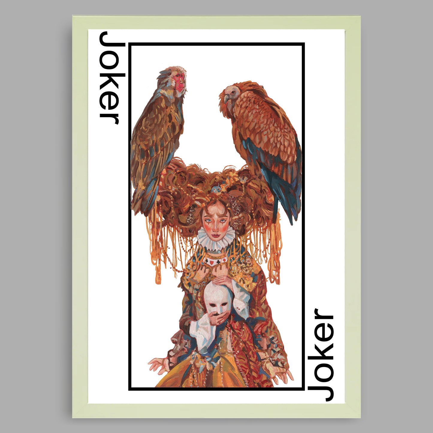 Kunstdruck mit Rahmen