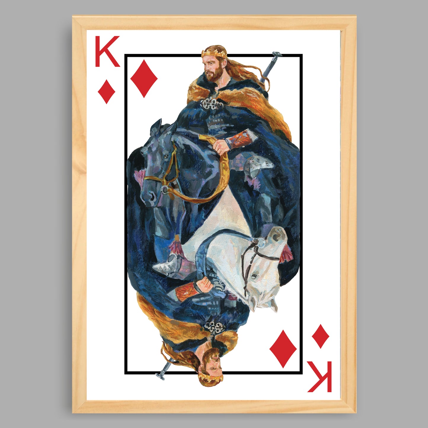 Kunstdruck mit Rahmen