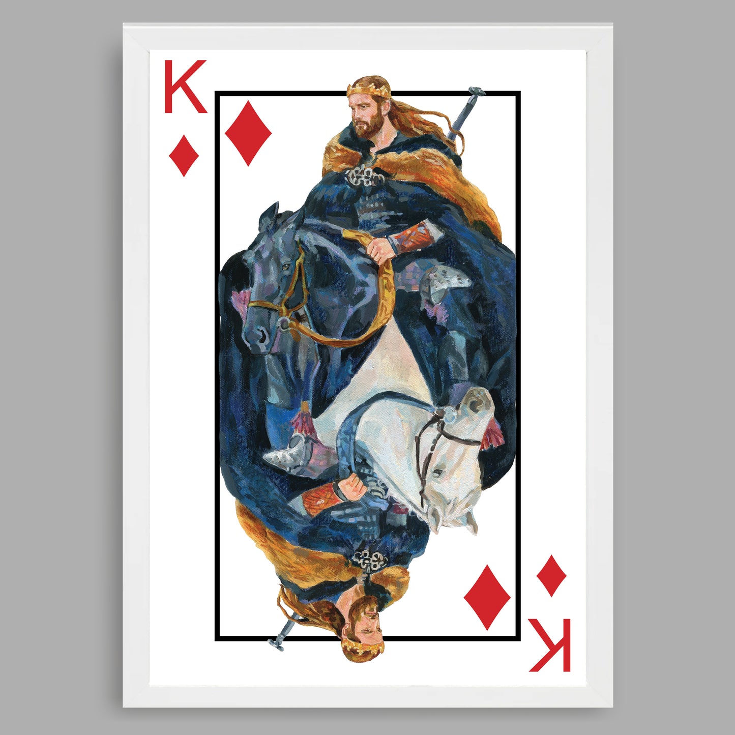 Kunstdruck mit Rahmen