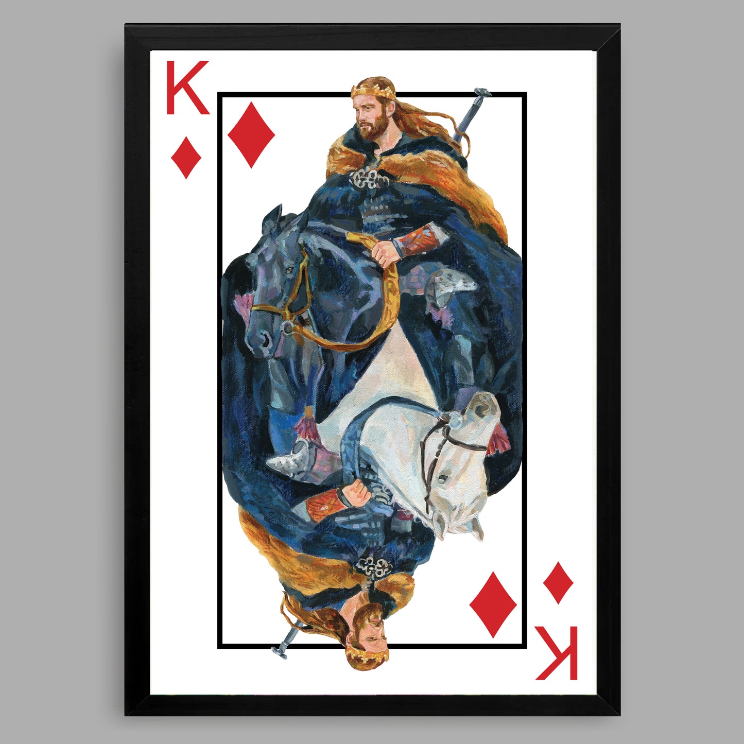 Kunstdruck mit Rahmen