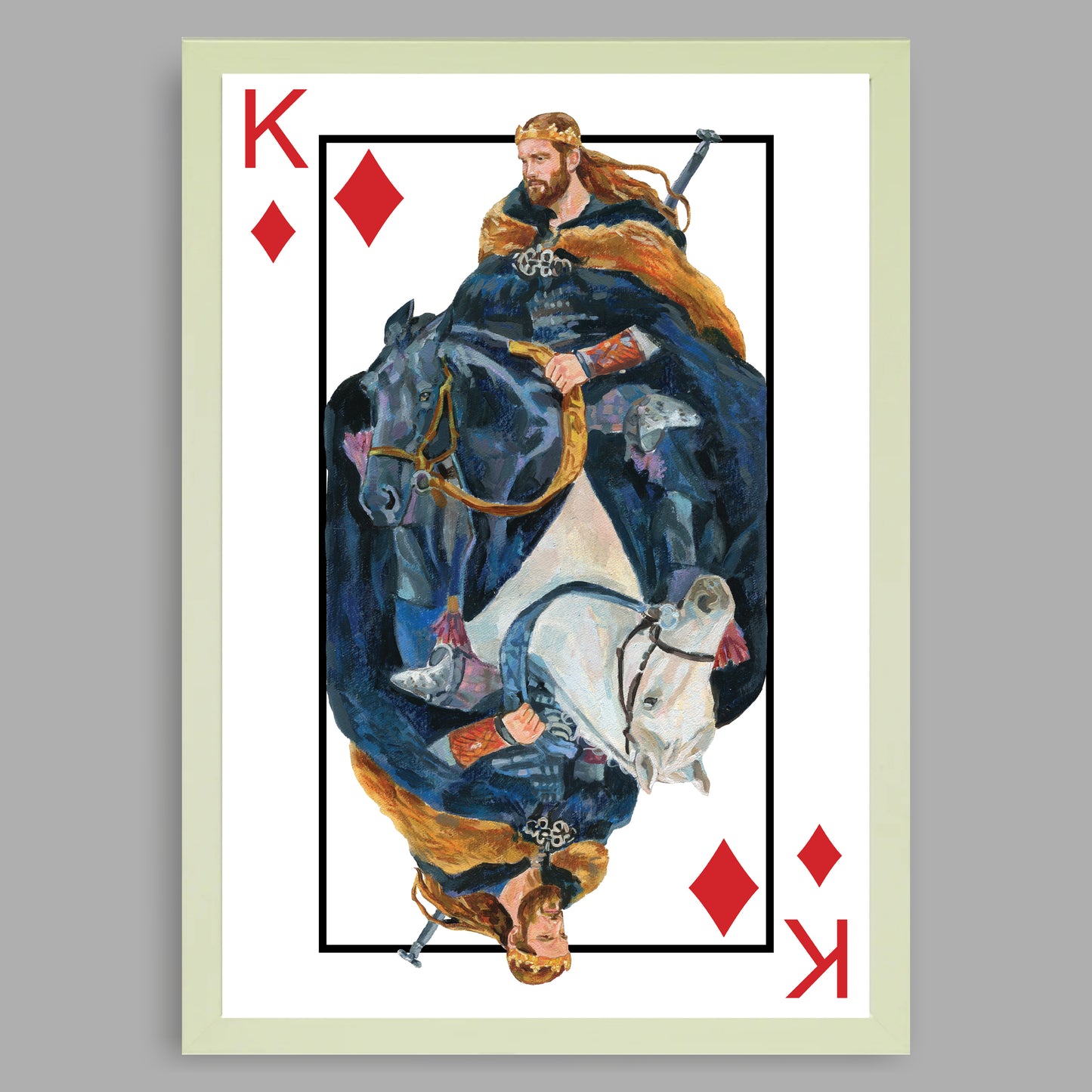Kunstdruck mit Rahmen