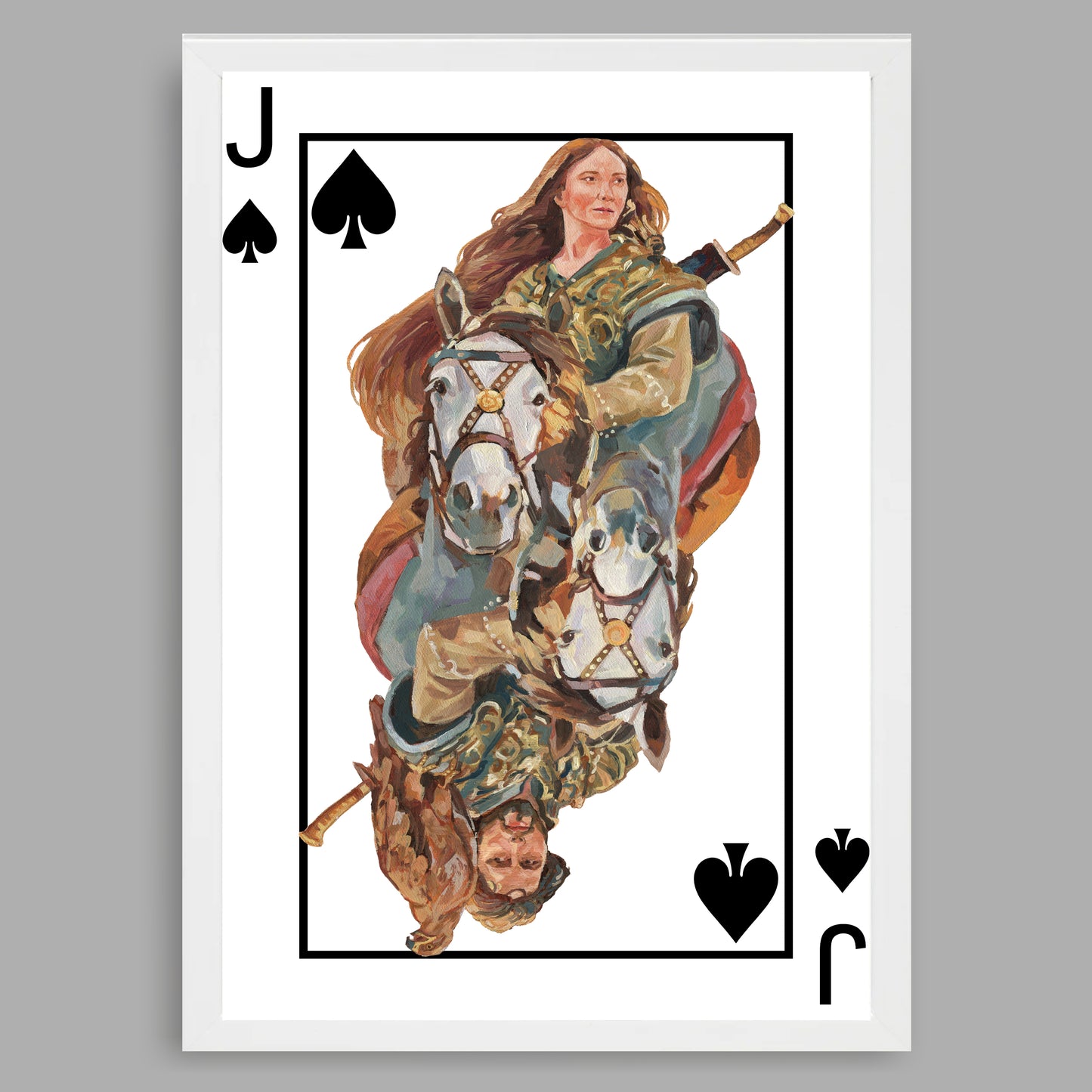 Kunstdruck mit Rahmen